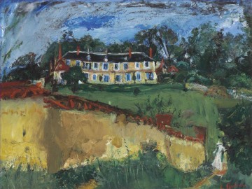 Plain Scenes Painting - Old house near Chartres Chaim Soutine plan scenes landscape